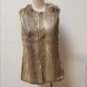 Zara Trafaluc Outerwear Vest Fur